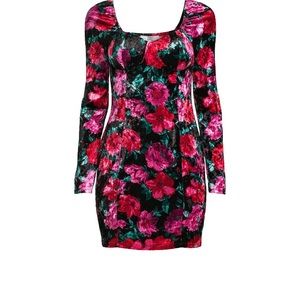 Madden NYC Junior’s Velvet Corset Bodycon Dress size M